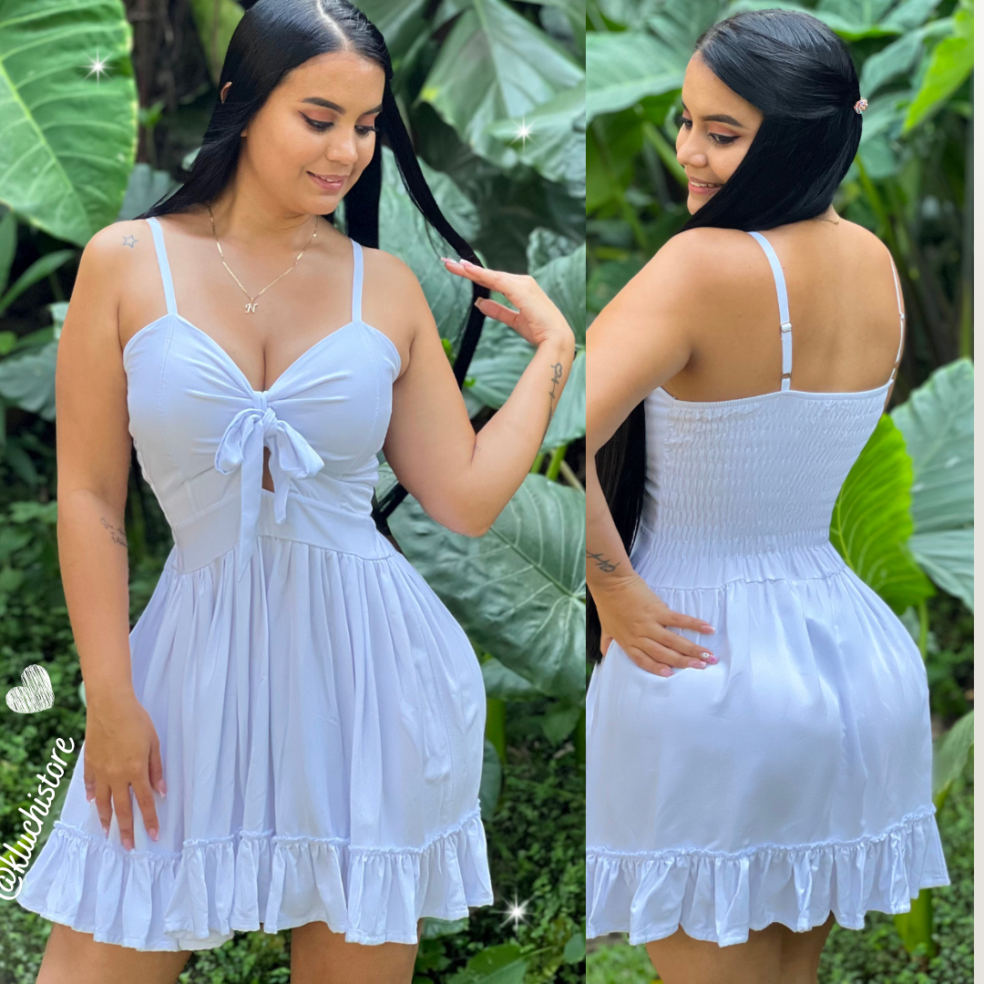 Vestido Celeste