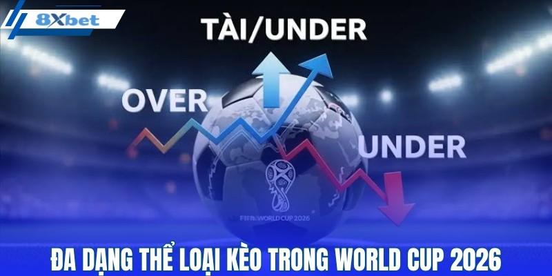 Đa dạng thể loại kèo trong WC 2026