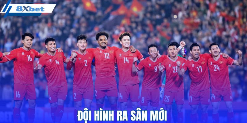 Đội hình thi đấu mới nhất của đội tuyển Việt Nam
